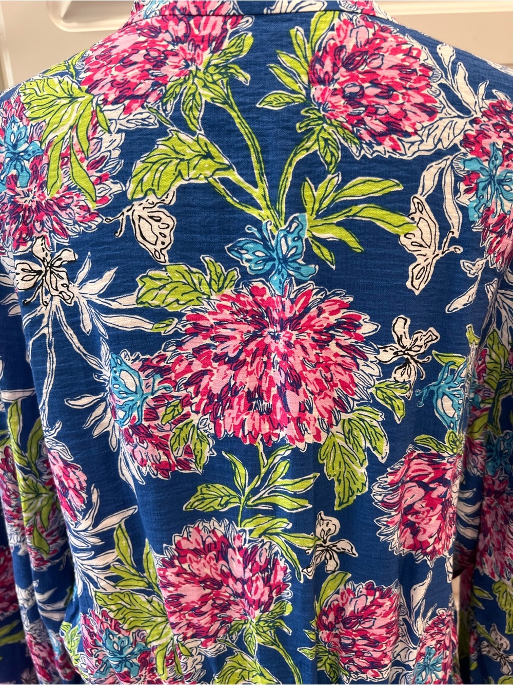 Lilly Pulitzer Axton Dress in Dahlia Licious - Size 14 - Picture 5 of 8